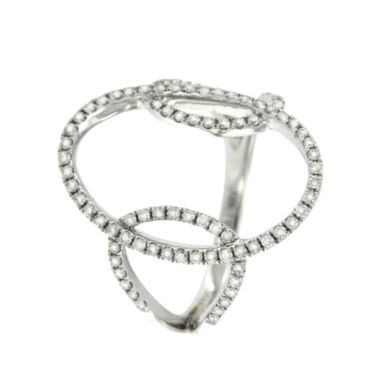 ARCONA, anillo de oro blanco y diamantes - Roman Joyero