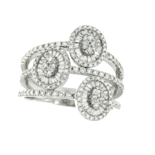 AVUTARDA, anillo de oro blanco y diamantes - Roman Joyero