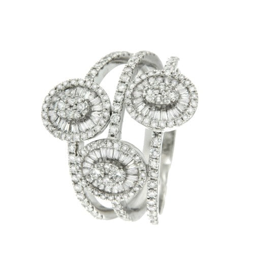 AVUTARDA, anillo de oro blanco y diamantes - Roman Joyero