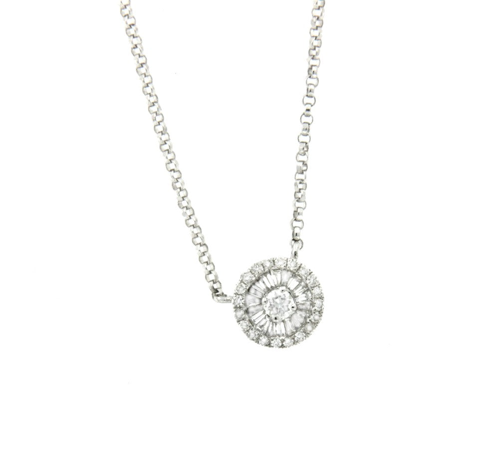 CAPELLA, gargantilla de oro blanco con diamantes - Roman Joyero