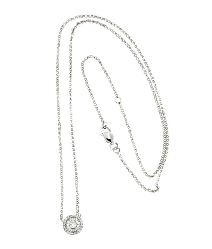 CAPELLA, gargantilla de oro blanco con diamantes - Roman Joyero