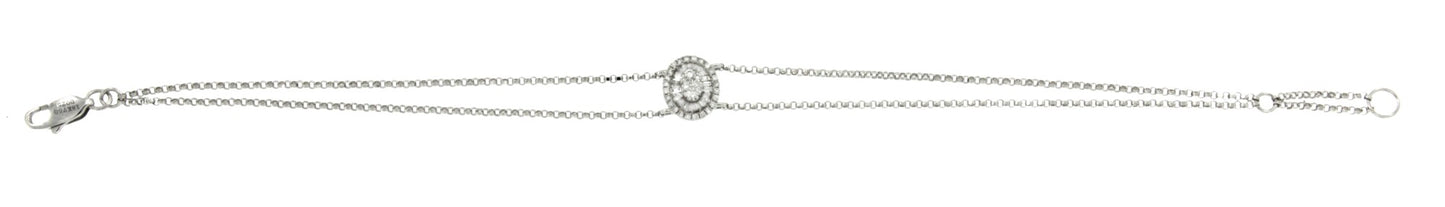 CHANDON, Pulsera de oro blanco y diamantes - Roman Joyero
