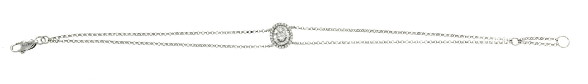 CHANDON, Pulsera de oro blanco y diamantes - Roman Joyero