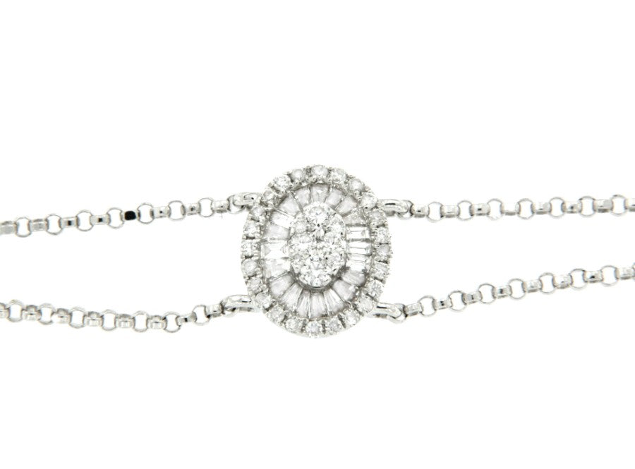 CHANDON, Pulsera de oro blanco y diamantes - Roman Joyero