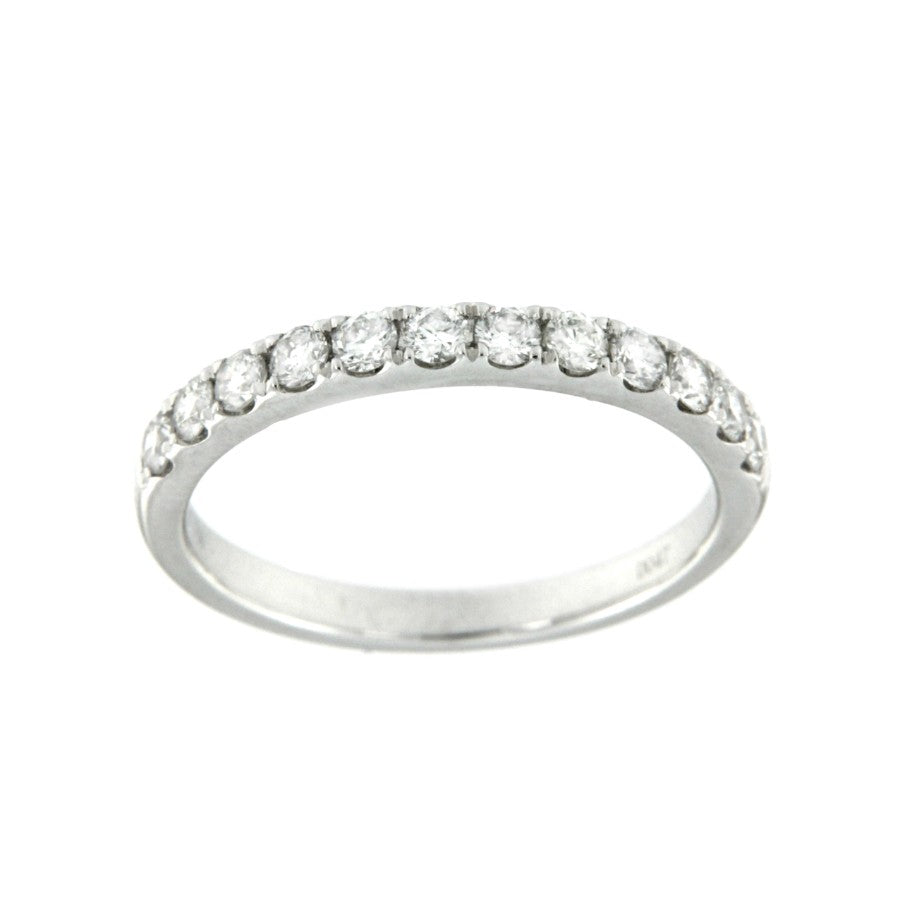 BRAMANTE, anillo de oro blanco con diamantes - Roman Joyero