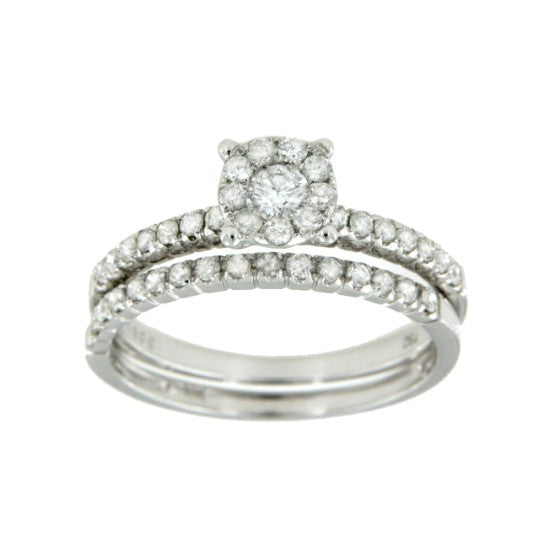 ARCLEA, anillo de compromiso y alianza de oro y diamantes. - Roman Joyero