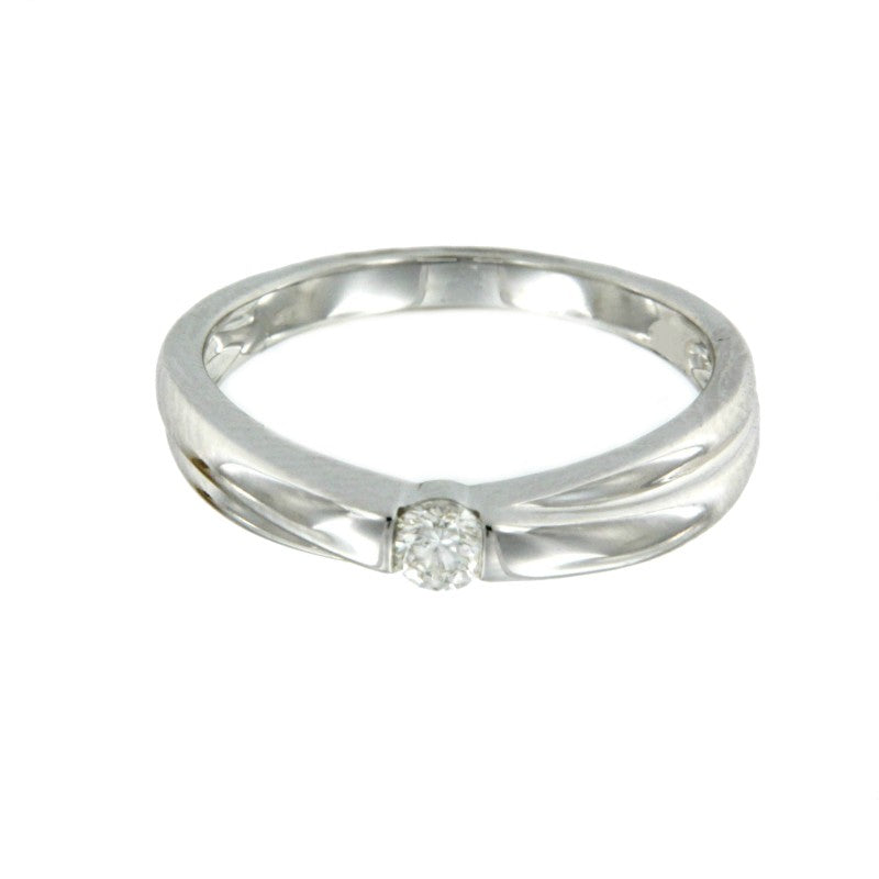 DREBIN, anillo solitario de oro y diamante - Roman Joyero