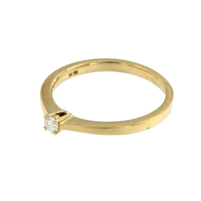 DREFAN, anillo de compromiso en oro y diamantes - Roman Joyero