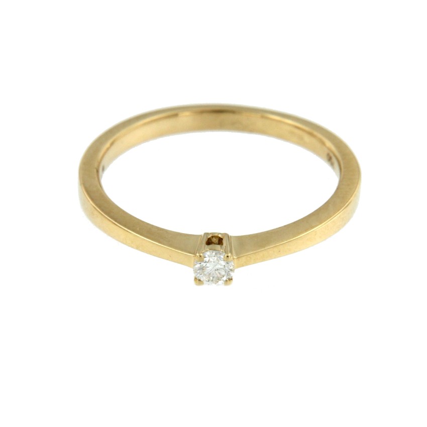 DREFAN, anillo de compromiso en oro y diamantes - Roman Joyero