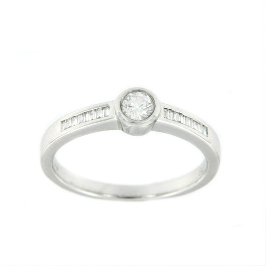 DRICHEN, anillo de compromiso en oro blanco - Roman Joyero