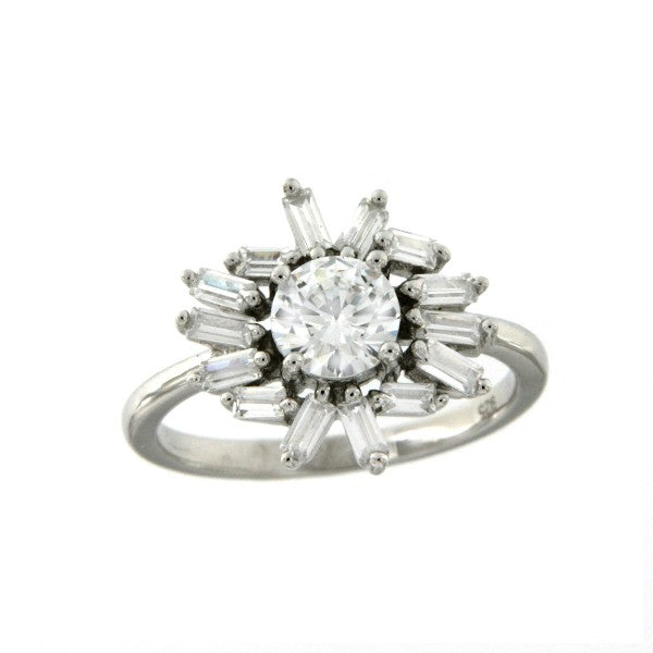 ANYA, anillo de plata vintage con circonitas - Roman Joyero