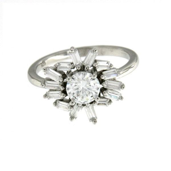 ANYA, anillo de plata vintage con circonitas - Roman Joyero