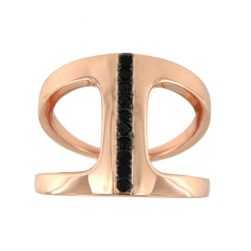 NATALIA, anillo de plata con circonitas - Roman Joyero