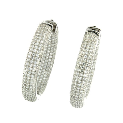 EGOR, pendientes de aro medianos y gruesos en plata