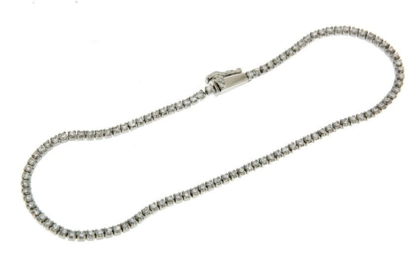 SOLIS, pulsera de plata estilo riviere - Roman Joyero