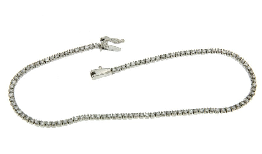 SOLIS, pulsera de plata estilo riviere - Roman Joyero