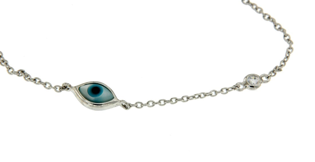 TELMA, pulsera de plata con dije - Roman Joyero