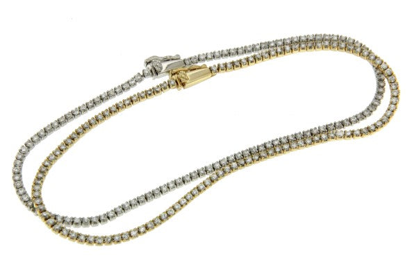 SHARK, pulsera de plata dorada estilo riviere - Roman Joyero