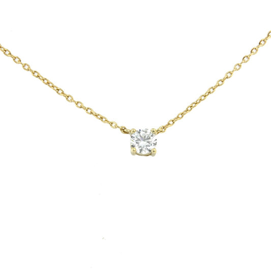 RUBY, cadena de plata con solitario de circonita - Roman Joyero