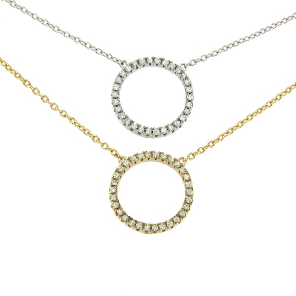 QEMU, cadena de plata con circonitas - Roman Joyero