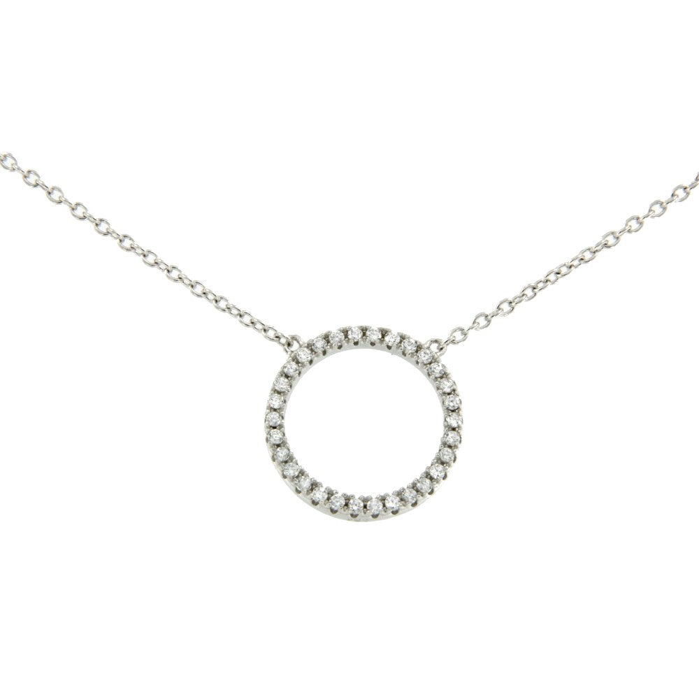 QEMU, cadena de plata con circonitas - Roman Joyero