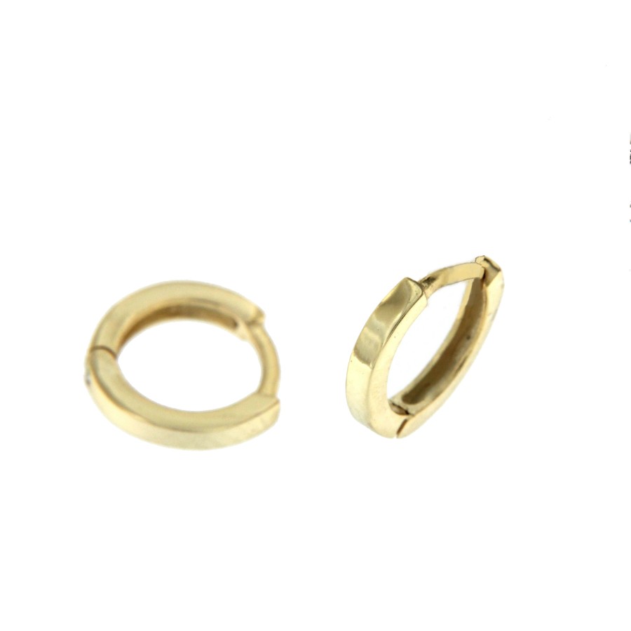 ARTEA, pendientes de aro en plata pequeños - Roman Joyero