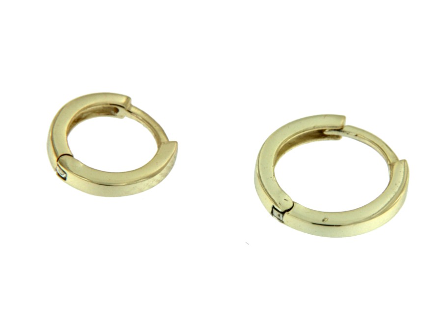 ARTEA, pendientes de aro en plata pequeños - Roman Joyero