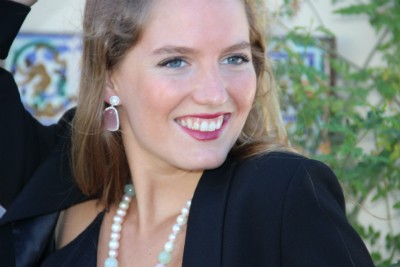 ALOYSHA, pendientes de plata con piedra y circonitas