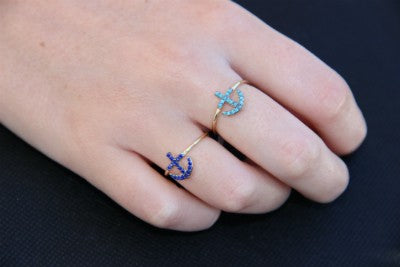 AGROPOLIS, anillo en plata de ley con turquesas - Roman Joyero