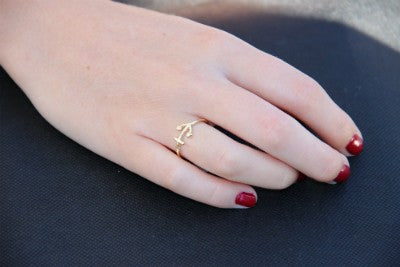 APOLONIO, anillo en plata de ley dorado - Roman Joyero