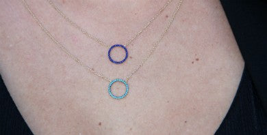 RACK, cadena de plata con turquesas o lapislázulis - Roman Joyero