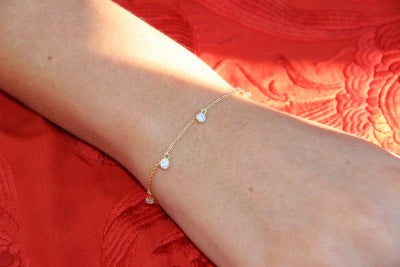 SUNNY, pulsera de plata con circonitas - Roman Joyero