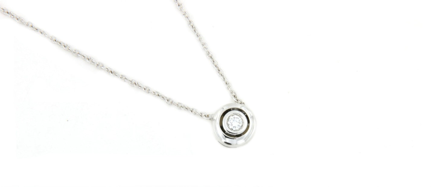 Cadena de oro blanco y diamante - Roman Joyero