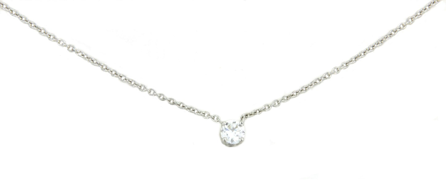 Cadena con solitario de brillante - Roman Joyero