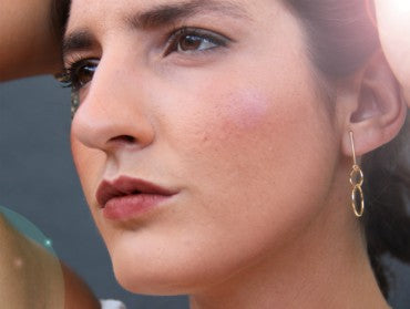 Pareja de pendientes largos clásicos en plata de primera ley - Roman Joyero