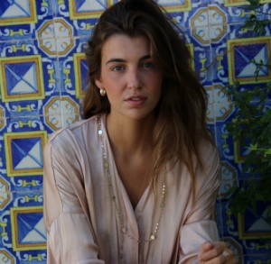 Cadena larga de plata de ley con chapado de oro amarillo - Roman Joyero