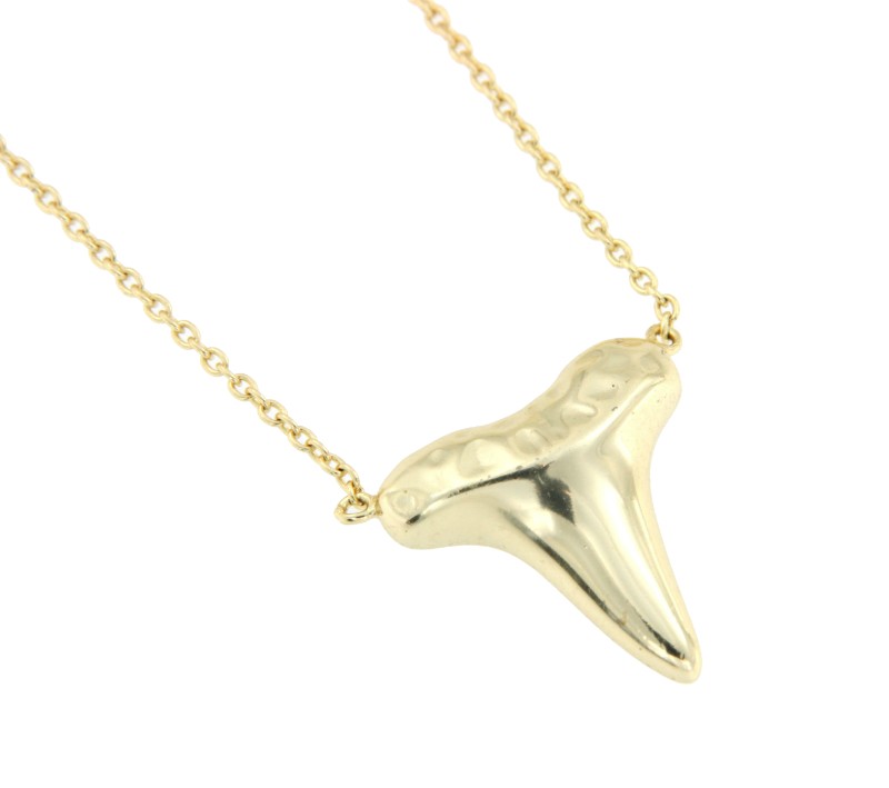 Gargantilla de plata con baño de oro y colgante de bisonte - Roman Joyero