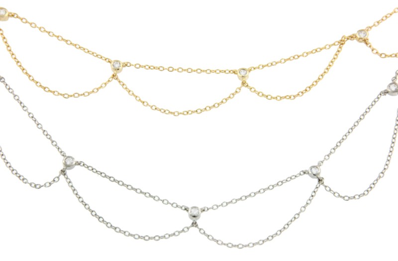 Gargantilla ajustada al cuello para mujer en plata de ley - Roman Joyero