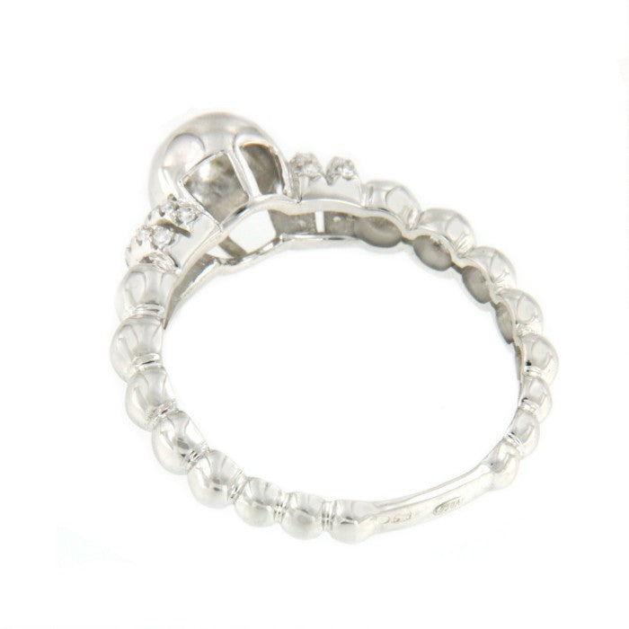 WHITE 26 anillo bolas en oro con brillantes - Roman Joyero