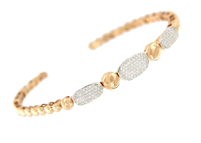 Pulsera de oro en 3 colores SENSE - Roman Joyero