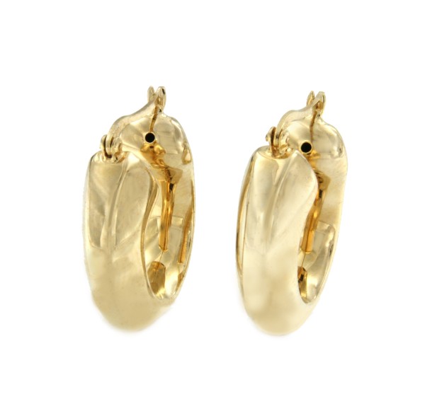 Argollas KEROA en plata o chapada en oro