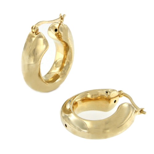 Argollas KEROA en plata o chapada en oro