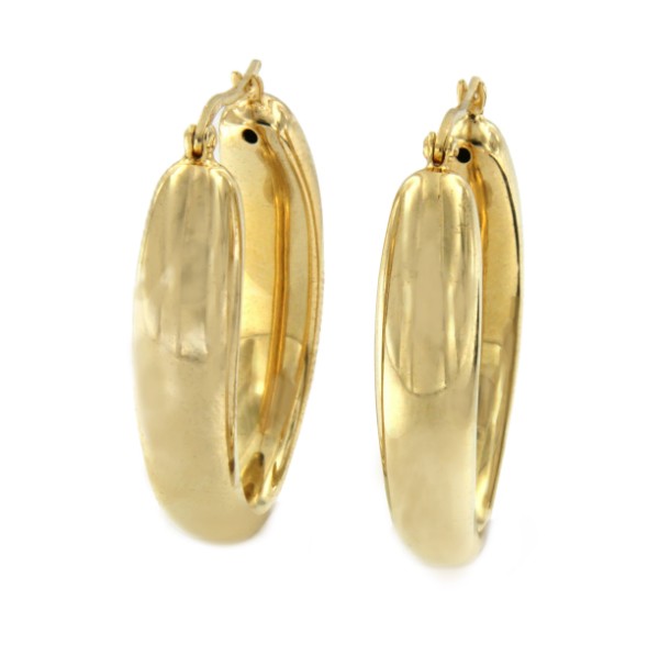 Argollas SANDY LAKE en plata o chapada en oro - Roman Joyero