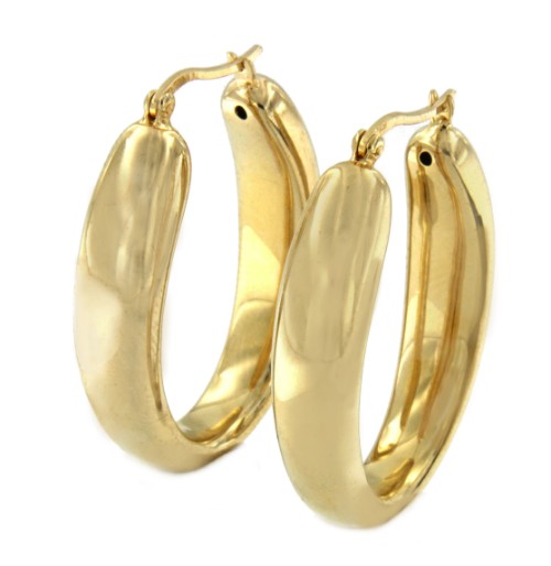 Argollas SANDY LAKE en plata o chapada en oro - Roman Joyero