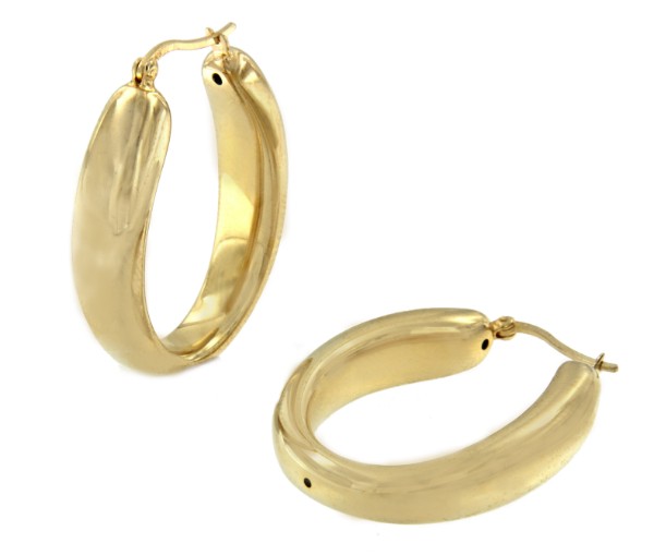 Argollas SANDY LAKE en plata o chapada en oro - Roman Joyero