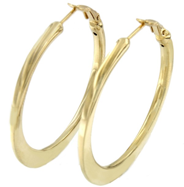 Argollas ELLIOTT en plata o chapada en oro - Roman Joyero
