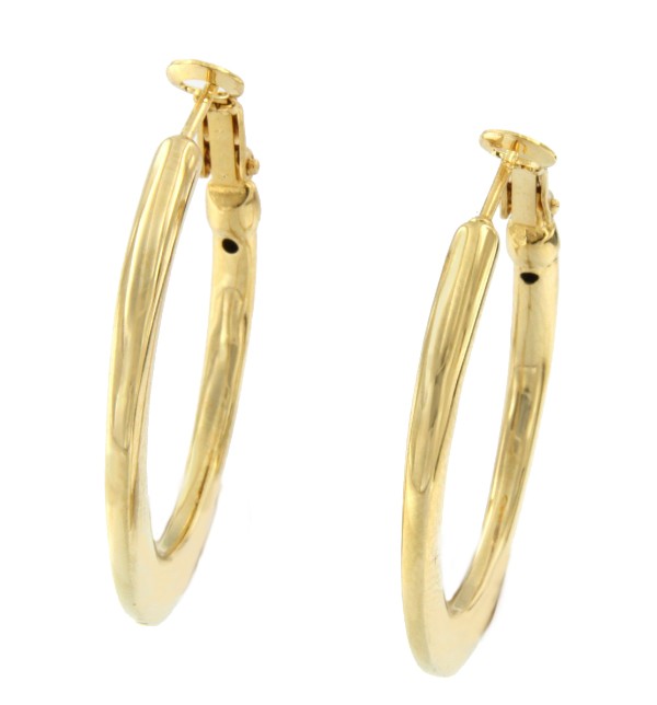 Argollas TRUDEAU en plata o chapada en oro - Roman Joyero