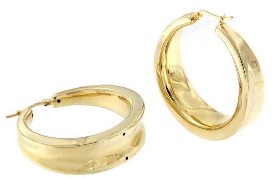 Argollas CHEVERY en plata o chapada en oro - Roman Joyero