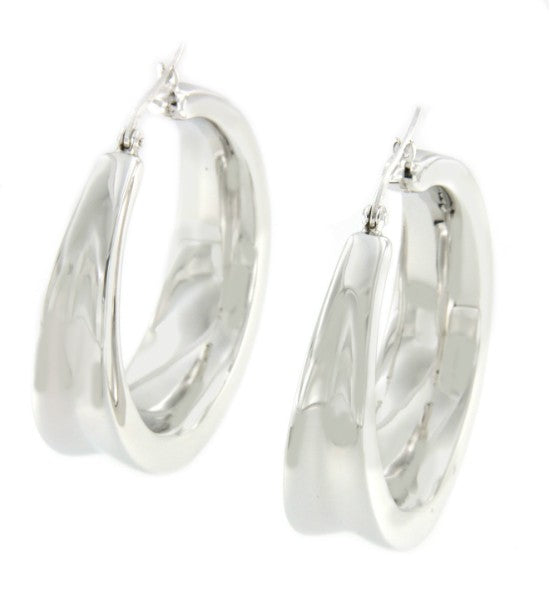 Argollas CHEVERY en plata o chapada en oro - Roman Joyero