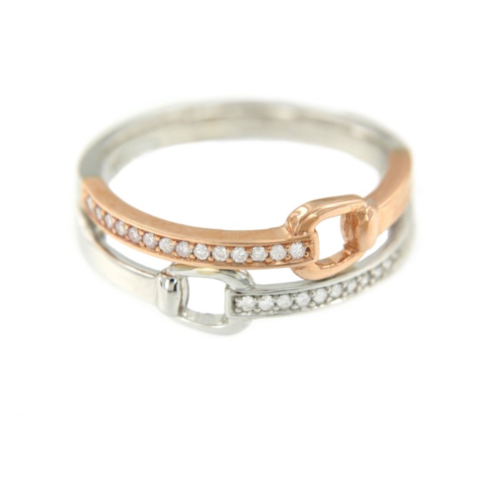 Anillo oro SHANNON con brillantes - Roman Joyero